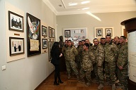 სამხედრო მოსამსახურეები აზერბაიჯანული კულტურის მუზეუმს ესტუმრნენ