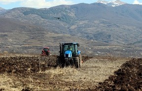 გამყოფი ხაზის მიმდებარე სოფლების მოსახლეობას სახელმწიფო ხვნის პროცესში ეხმარება