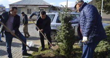 ბოლნისის მუნიციპალიტეტის მერმა გამწვანების აქციაში მონაწილეობა მიიღო