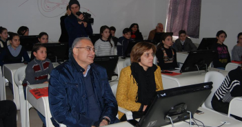 კახაბერ მახათაძე ზესტაფონის მე – 7 საჯარო სკოლის მიერ ორგანიზებული პროექტის პრეზენტაციას დაესწრო