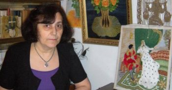 „…თითები თავისით ქარგავს“… – მაგნოლიის ფონზე ამოქარგული ქუთაისის ხედი