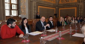 პრემიერ-მინისტრი ვილნიუსის უნივერსიტეტის სტუდენტებს საქართველოში მიმდინარე რეფორმებზე ესაუბრა