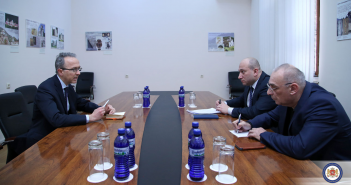 ალექსანდრე ხვთისიაშვილმა იტალიაში კორონავირუსის გავრცელების საკითხზე, იტალიის რესპუბლიკის საგანგებო და სრულუფლებიან ელჩთან შეხვედრა გამართა