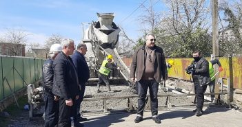 ბაღდათის მუნიციპალიტეტში ინფრასტრუქტურული სამუშაოები მიმდინარეობს (ვიდეო)